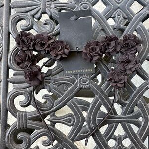 Forever 21 Cat Ears Floral Headband